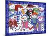 Snowmen 4-Kimura Designs-Mounted Giclee Print