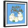 Snowmen Family Christmas-Cherie Roe Dirksen-Framed Giclee Print