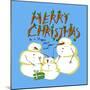 Snowmen Family Christmas-Cherie Roe Dirksen-Mounted Giclee Print