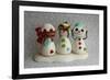 Snowmen Hear See Speak-null-Framed Photographic Print