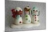 Snowmen Hear See Speak-null-Mounted Photographic Print