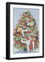 Snowmen in a Christmas Tree, 1999-David Cooke-Framed Giclee Print