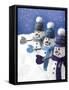 Snowmen in a Row-Gaetano-Framed Stretched Canvas