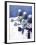 Snowmen in a Row-Gaetano-Framed Photographic Print