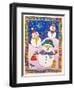 Snowmen in the Snow-Cathy Baxter-Framed Giclee Print