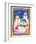 Snowmen in the Snow-Cathy Baxter-Framed Giclee Print