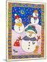 Snowmen in the Snow-Cathy Baxter-Mounted Giclee Print