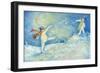 Snowmen's Midnight Fun, 2008-David Cooke-Framed Giclee Print