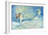 Snowmen's Midnight Fun, 2008-David Cooke-Framed Giclee Print