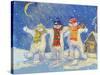 Snowmen's Night Out, 2008-David Cooke-Stretched Canvas