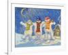 Snowmen's Night Out, 2008-David Cooke-Framed Giclee Print