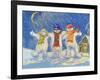 Snowmen's Night Out, 2008-David Cooke-Framed Giclee Print