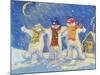 Snowmen's Night Out, 2008-David Cooke-Mounted Giclee Print