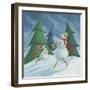 Snowmen Spinning-Chantal Candon-Framed Giclee Print