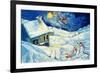 Snowmen Waving to Santa, 1995-David Cooke-Framed Giclee Print