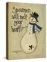 Snowmen Will Melt Your Heart-Debbie McMaster-Stretched Canvas
