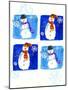 Snowmen-Anna Platts-Mounted Premium Giclee Print