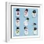 Snowmen-Louise Tate-Framed Giclee Print