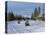 Snowmobiling in the Western Area of Yellowstone National Park, Montana, USA-Alison Wright-Stretched Canvas