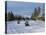 Snowmobiling in the Western Area of Yellowstone National Park, Montana, USA-Alison Wright-Stretched Canvas
