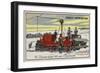 Snowplough Powered by Electricity-null-Framed Giclee Print