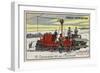 Snowplough Powered by Electricity-null-Framed Giclee Print