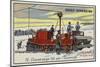 Snowplough Powered by Electricity-null-Mounted Giclee Print