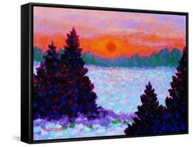 Snowscape-John Nolan-Framed Stretched Canvas