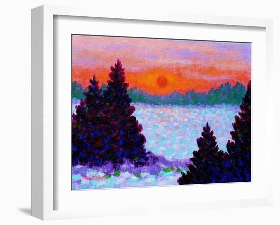 Snowscape-John Nolan-Framed Giclee Print