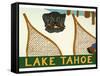 Snowshoe Lake Tahoe S-Stephen Huneck-Framed Stretched Canvas