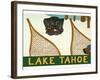 Snowshoe Lake Tahoe S-Stephen Huneck-Framed Giclee Print