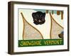 Snowshoe Vermont Black-Stephen Huneck-Framed Giclee Print