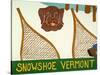 Snowshoe Vermont Choc-Stephen Huneck-Stretched Canvas