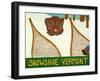 Snowshoe Vermont Choc-Stephen Huneck-Framed Giclee Print