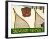 Snowshoe Vermont Choc-Stephen Huneck-Framed Giclee Print