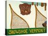 Snowshoe Vermont Choc-Stephen Huneck-Stretched Canvas