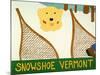 Snowshoe Vermont Yellow-Stephen Huneck-Mounted Giclee Print