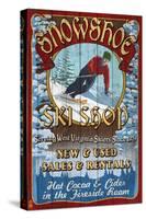 Snowshoe, West Virginia - Ski Shop-Lantern Press-Stretched Canvas