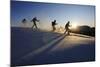 Snowshoeing, Hemmersuppenalm, Reit Im Winkl, Bavaria, Germany (Mr)-Norbert Eisele-Hein-Mounted Photographic Print