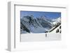 Snowshoeing in Banff Natl Park-null-Framed Art Print