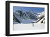 Snowshoeing in Banff Natl Park-null-Framed Art Print