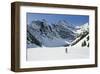 Snowshoeing in Banff Natl Park-null-Framed Art Print