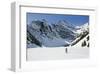 Snowshoeing in Banff Natl Park-null-Framed Art Print