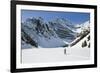 Snowshoeing in Banff Natl Park-null-Framed Art Print