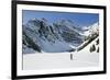 Snowshoeing in Banff Natl Park-null-Framed Art Print