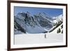 Snowshoeing in Banff Natl Park-null-Framed Art Print