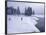 Snowshoeing on the Shores of Second Connecticut Lake, Northern Forest, New Hampshire, USA-Jerry & Marcy Monkman-Framed Photographic Print