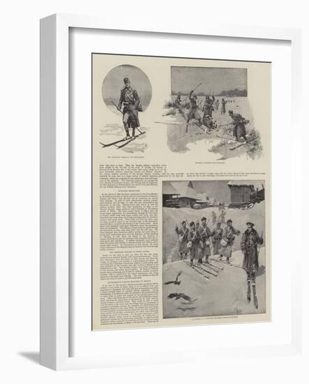 Snowshoes in Warfare-null-Framed Giclee Print