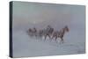 Snowstorm, 1901-Nikolai Nikolayevich Karasin-Stretched Canvas