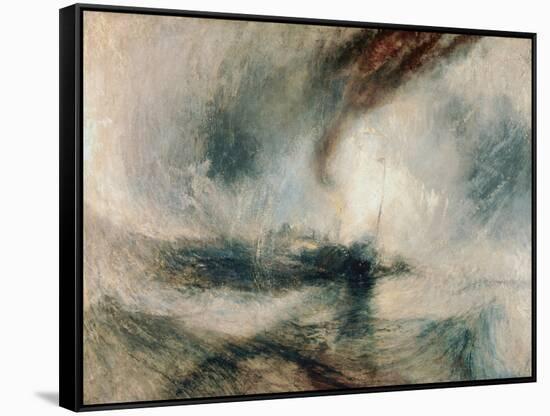 Snowstorm at Sea, 1842-J^ M^ W^ Turner-Framed Stretched Canvas